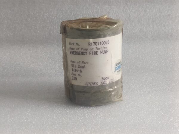 SHINKO 219 OIL SEAL FOR EMERGENCY FIRE PUMP
