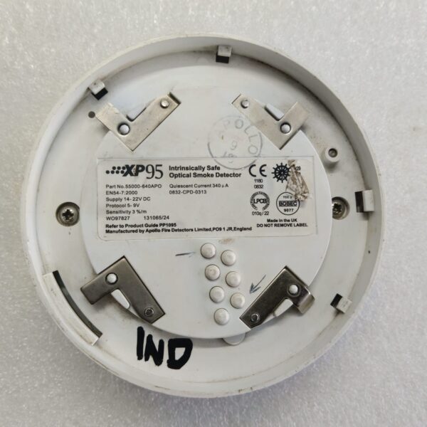 APOLLO XP95 OPTICAL SMOKE DETECTOR 55000-640APO