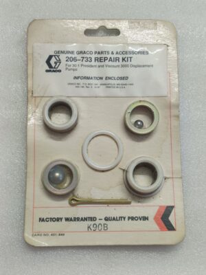 GRACO 206-733 REPAIR KIT FOR 30:1 PRESIDENT AND VISCOUNT 3000 DISPLACEMENT PUMPS